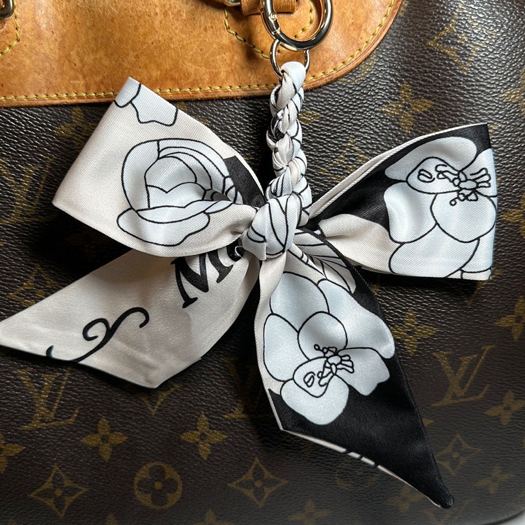 Floral Bag  Purse Charm 278